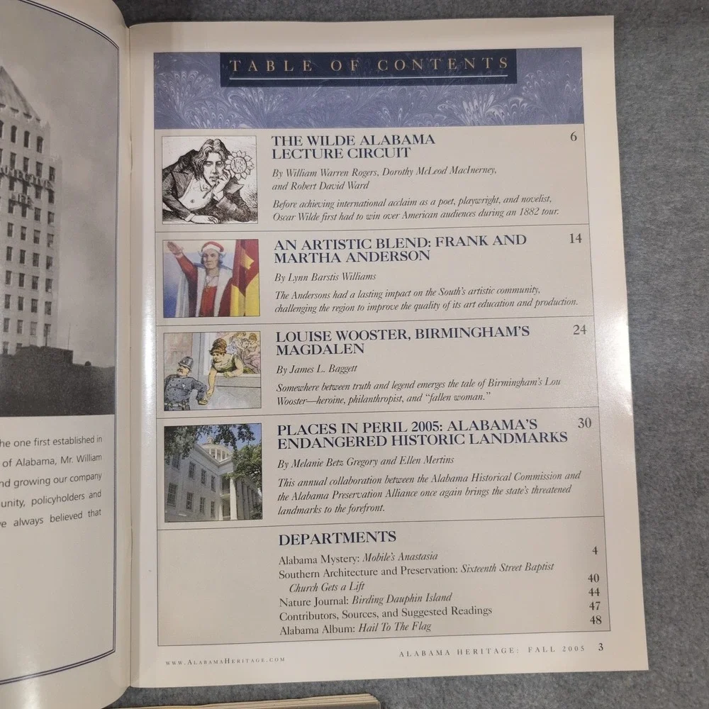 Alabama Heritage Magazine Journal Collection History Culture Set of 3‎